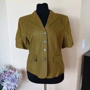 Carisma Rouge Valentino Khaki Blazer- Size 8